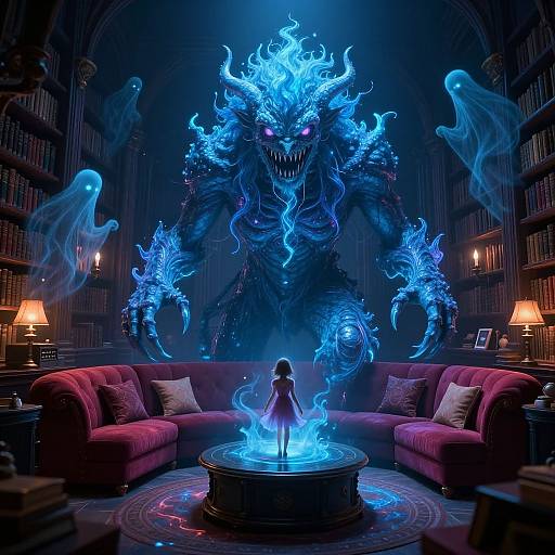 Cinematic Magical Sea Monster Library