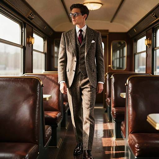 Vintage Train Fashion Editorial Shoot