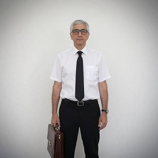 Middle-aged businessman with briefcase