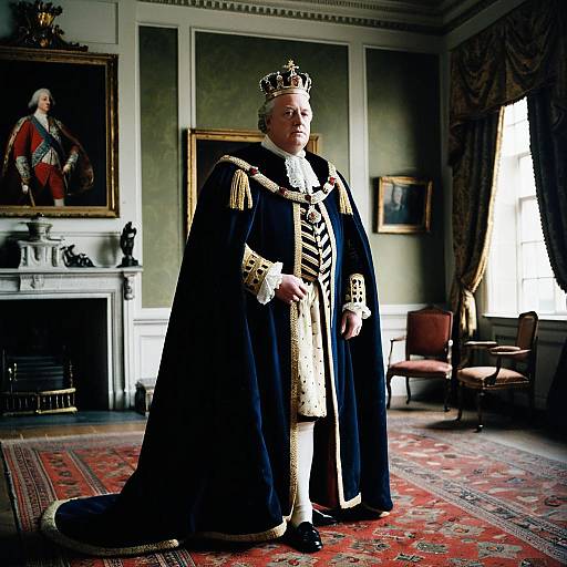 King George III Regal Portrait