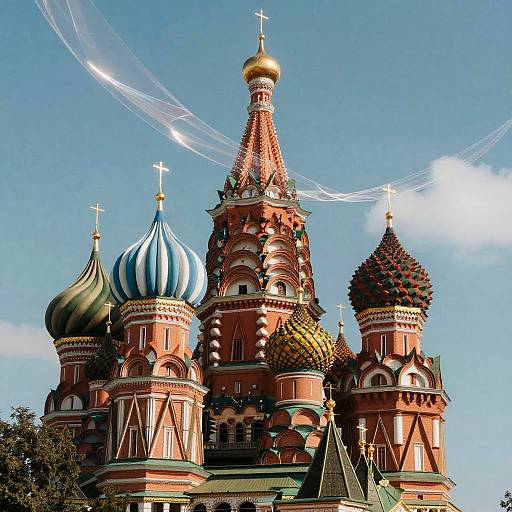 Surreal Psychedelic Bamboo Tower