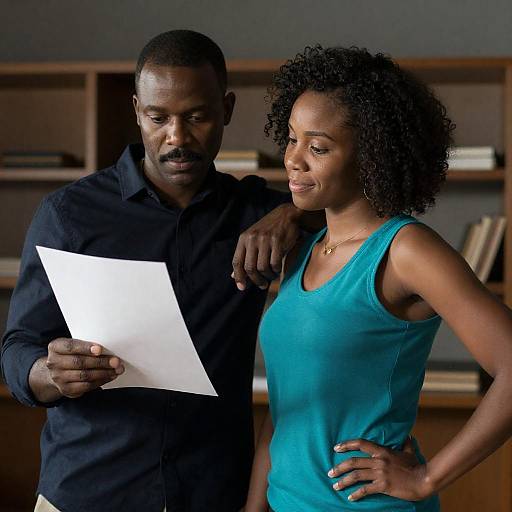 Intimate Moment in Dimly Lit Room