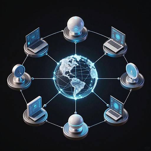 Futuristic IoT Network Visualization