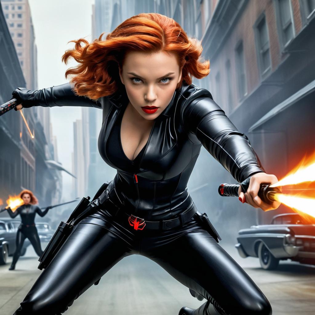 Scarlett Johansson's Black Widow Movie Poster