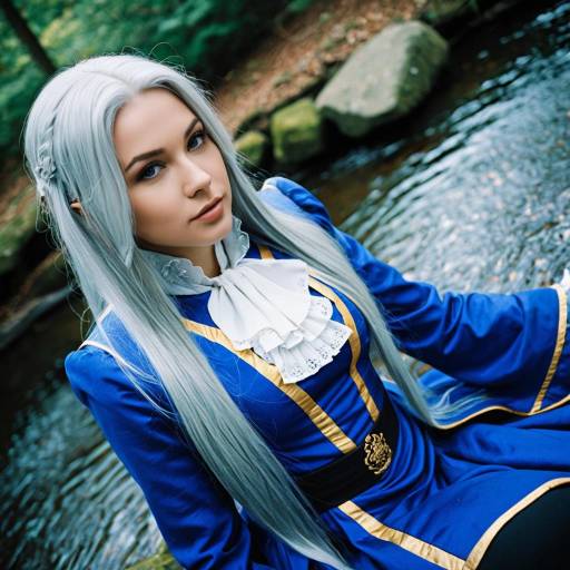 Regal Brook Cosplay in Silver Hair