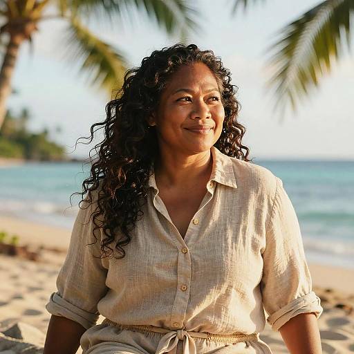 Photorealistic Pacific Islander Portrait