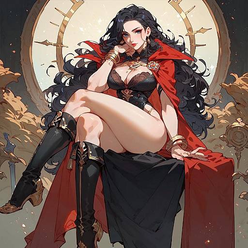 Karla from Lodoss in Red Cape