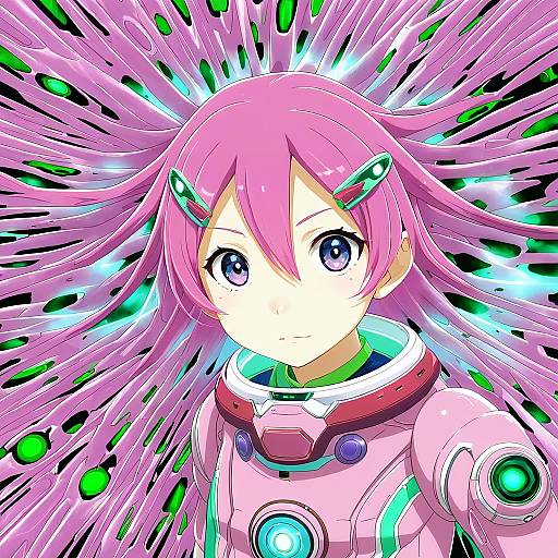 Illustration of Anemone (eureka seven), eureka seven (series) in the style of Ishida akira