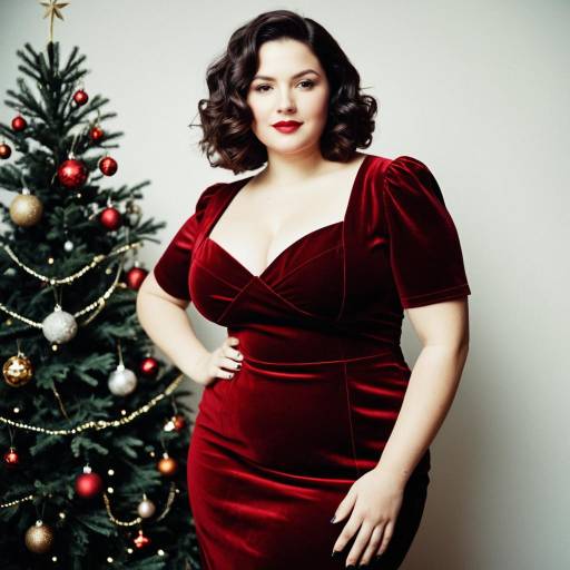 Vintage Christmas Style with Curvy Elegance
