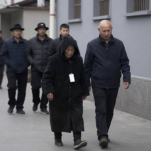 Mysterious Street Encounter Photography