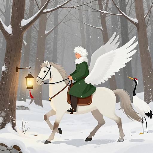 Mystical Winter Ride in Enchanted Woods