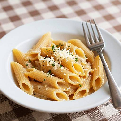 Creamy Penne Pasta with Parmesan