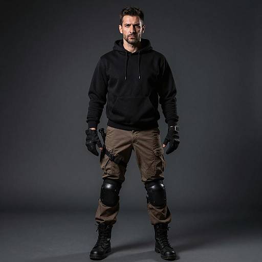 Tactical Rugged Man Portrait