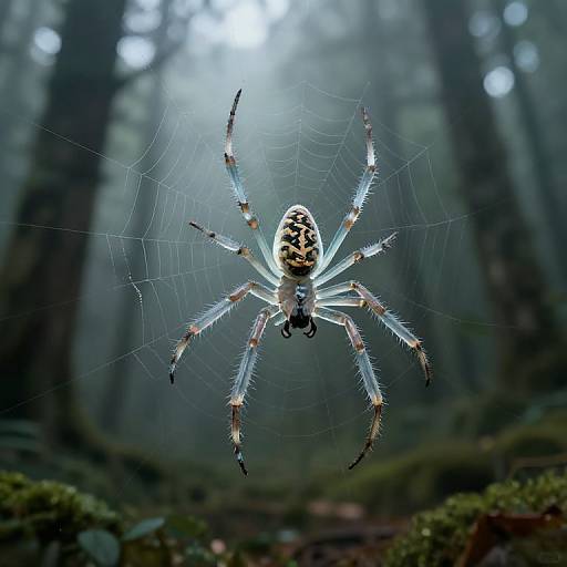 Ethereal Liquid Light Spider