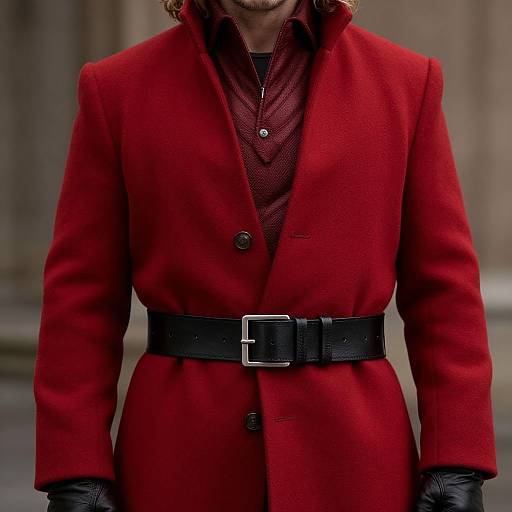 Tyrion Lannister Red Coat Cosplay