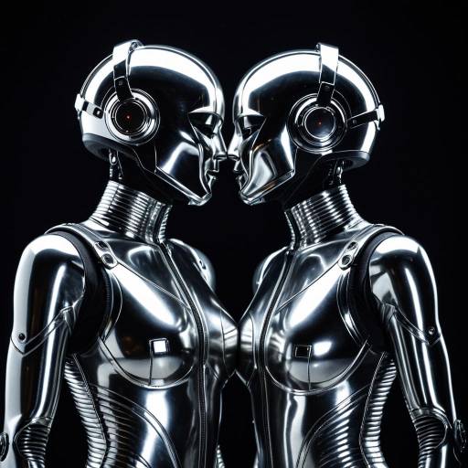 Futuristic Love: Robot-Human Portrait
