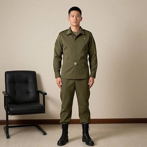 Military Commander in Uniform