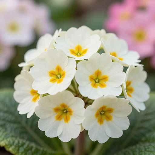 Pastel Primroses Macro Photography