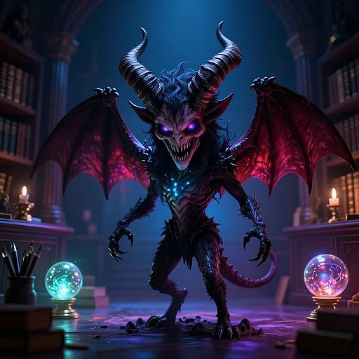 Cinematic Demon in Magical Academy
