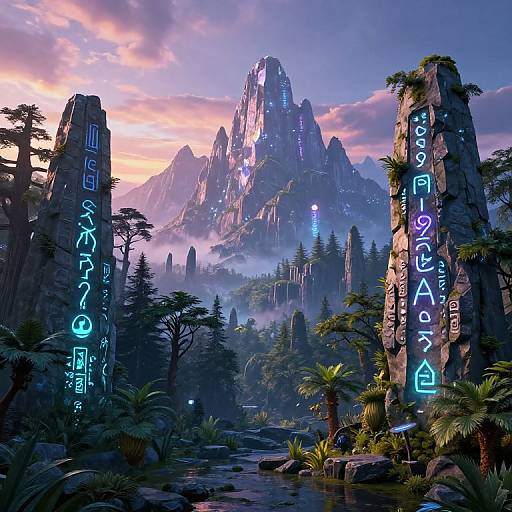 Golarian Twilight Fantasy Landscape