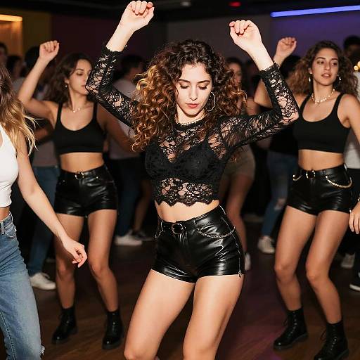 Energetic Party Dance with Daring Outfits