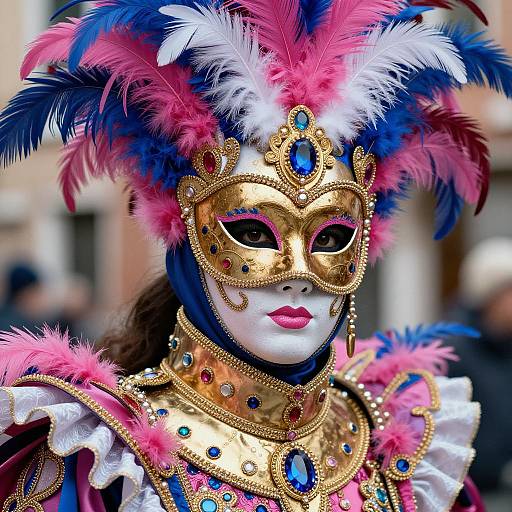 Vibrant Masskara Festival Costume Photography