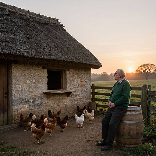 Dawn at Countryside Farmstead