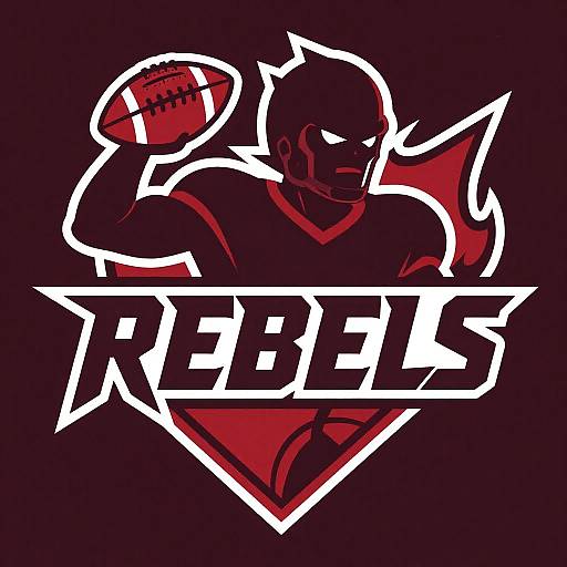 Fierce Rebels Football Logo Design
