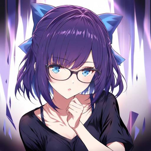 Illustration of A-chan (hololive), hololive in the style of Q azieru