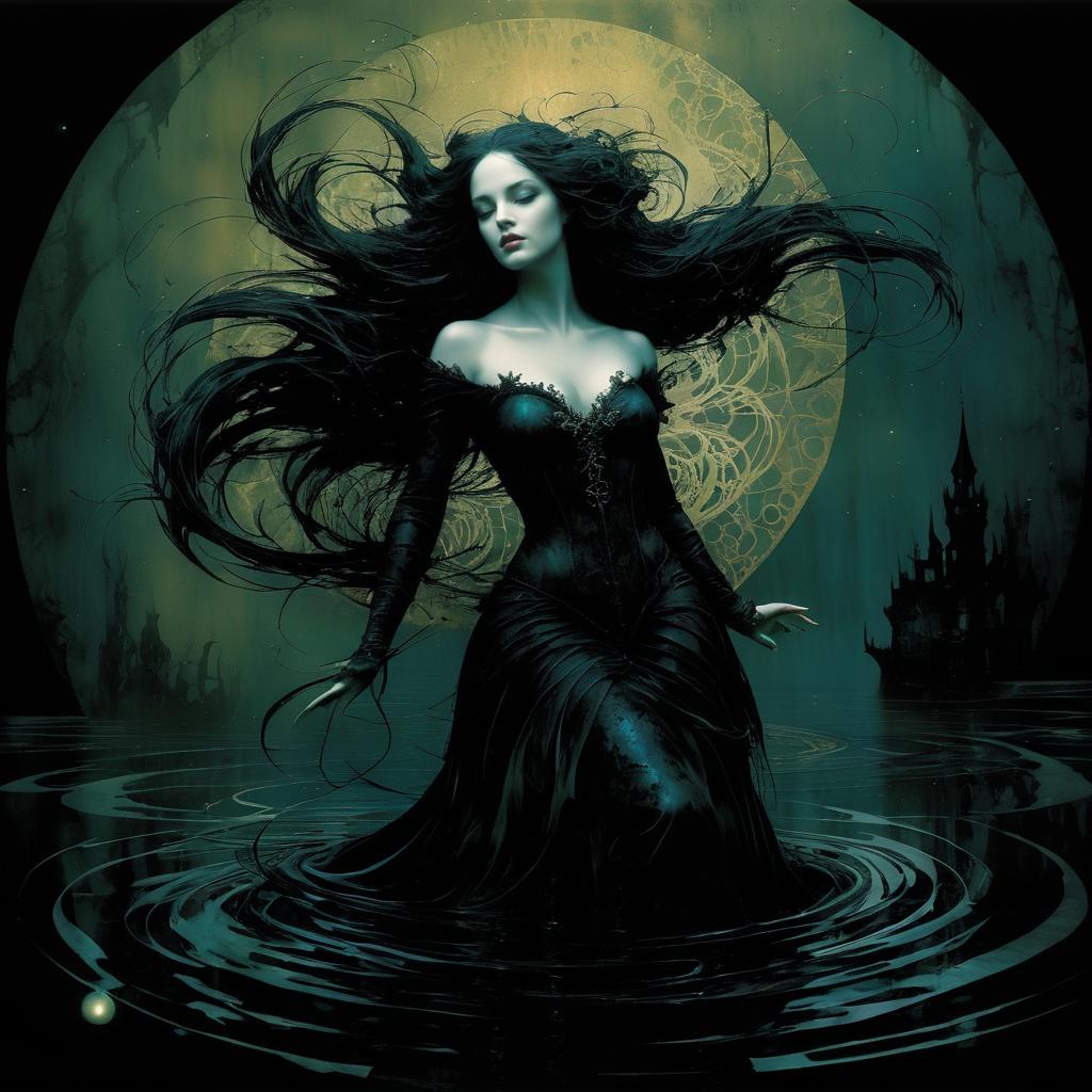 Eternal Mermaid: A Gothic Horror Journey