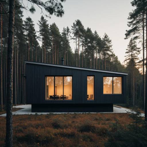 Scandinavian Minimalist House in Nature