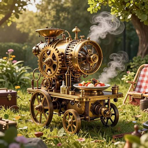Steampunk Outdoor Gourmet Luncher
