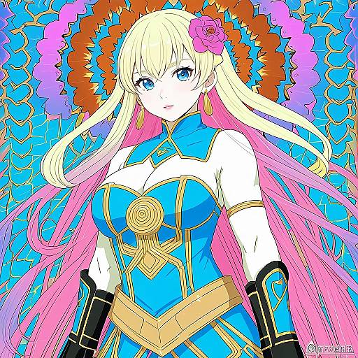 Illustration of Gunnthra (fire emblem), fire emblem in the style of Zannen na hito