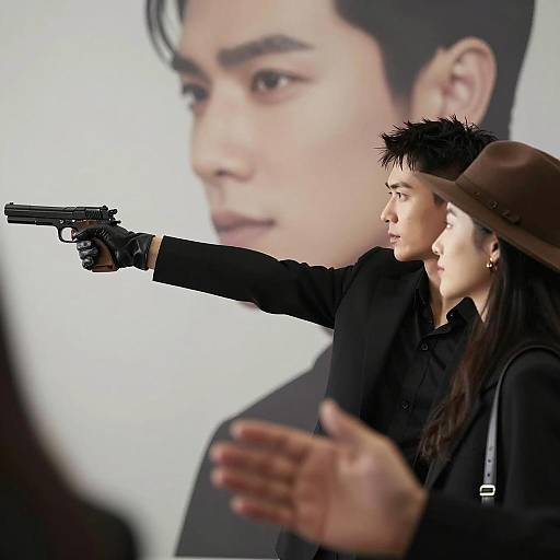 Dramatic Scene of Tension and Intrigue