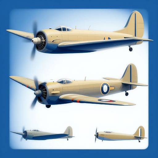 WW2 Era Bomber Fighter Design Sheet