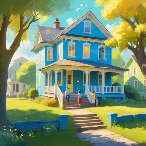 Nostalgic Family Gathering Under a Tree