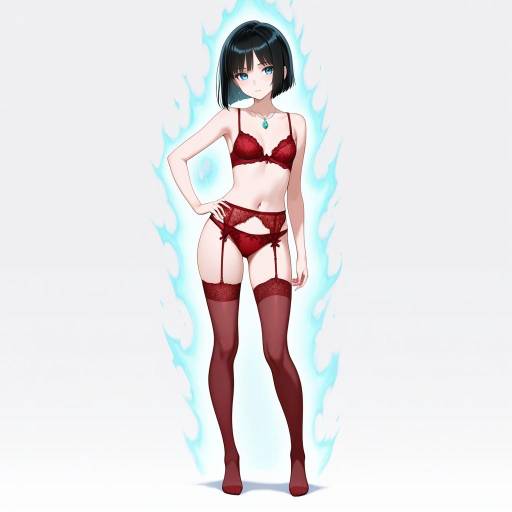 Petite Lady in Lingerie with Aura Petite Lady in Lingerie with Aura