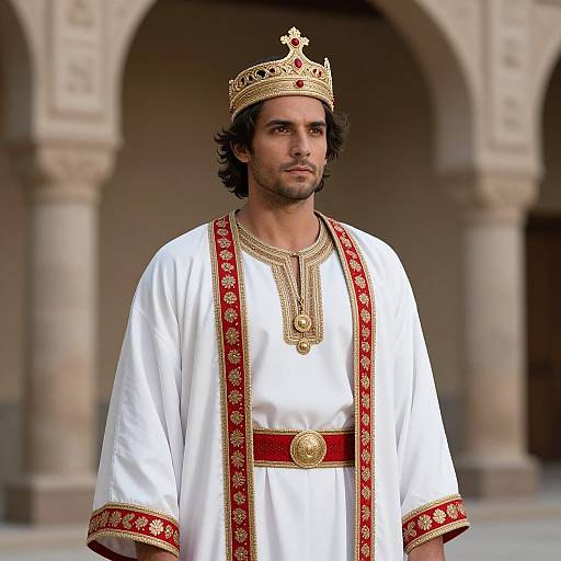 Regal Persian King Costume Design