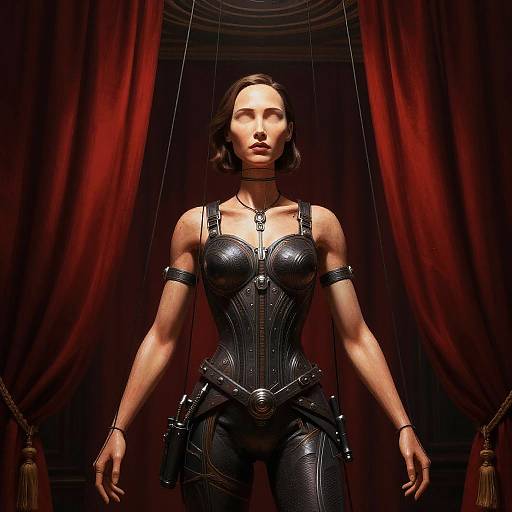 Faceless Gal Gadot as String Puppet