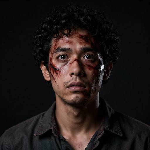 Haunting Portrait of Fear and Betrayal