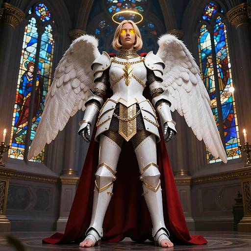 Majestic Paladin Templar in Cinematic Fantasy