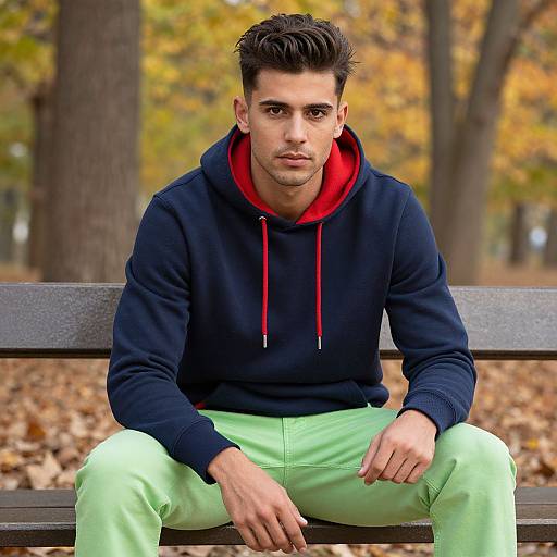 Confident Young Man in Fall Fashion