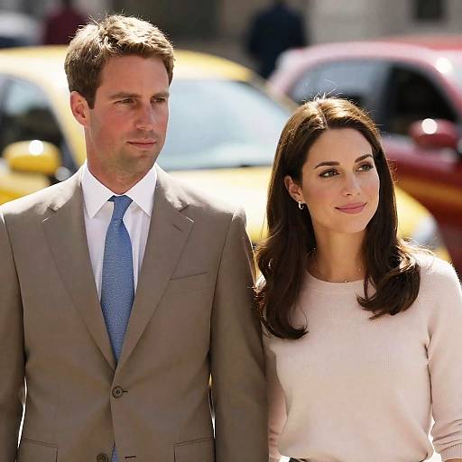 Outdoor Couple Portrait in Sunlight