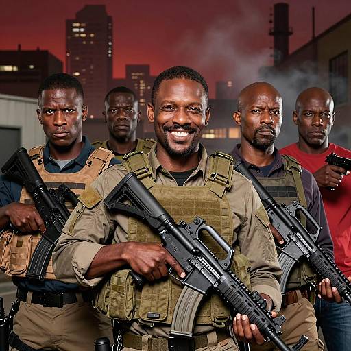 Urban Brotherhood with Tactical Gear