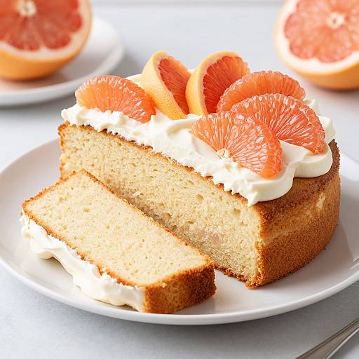Vibrant Vegan Grapefruit Olive Oil Cake