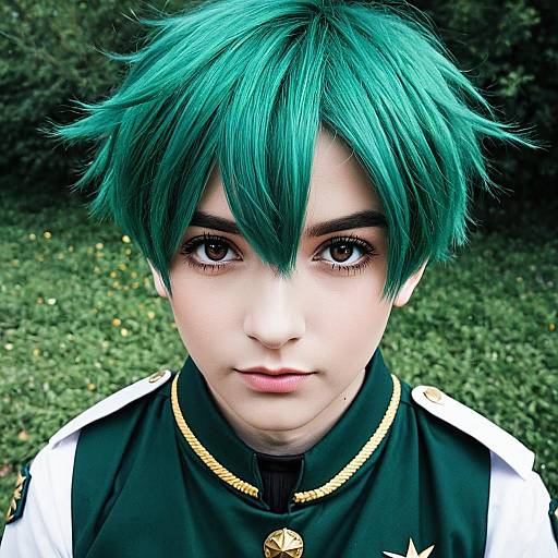 Cosplay photo of allelujah haptism. Costume clothes