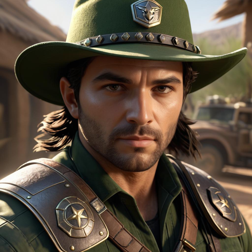 Photorealistic Ranger Portrait on iPhone