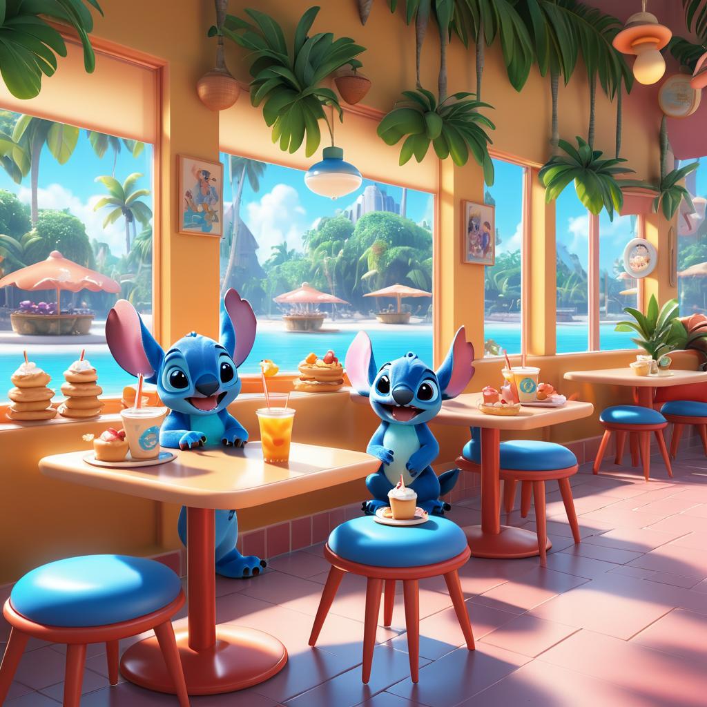 Lilo and Stitch's Tropical Breakfast Adventure