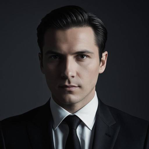 Elegant Boris Kaplun in Dark Suit
