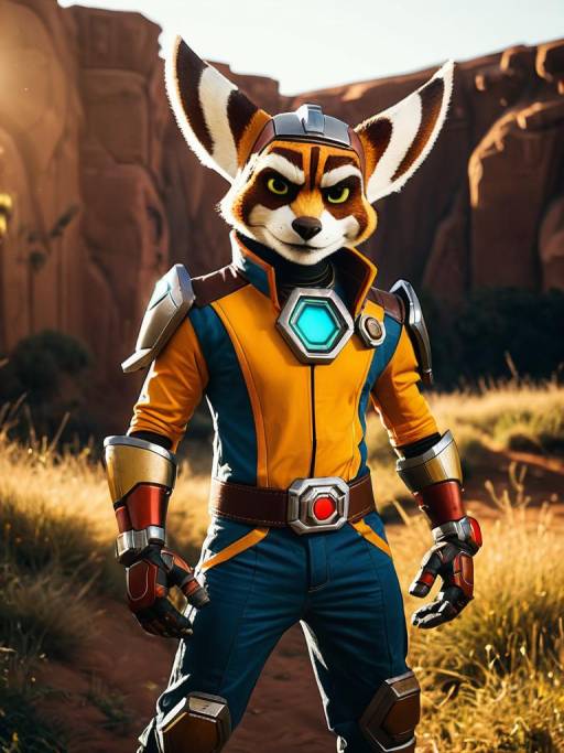 Realistic Ratchet Cosplay Photography